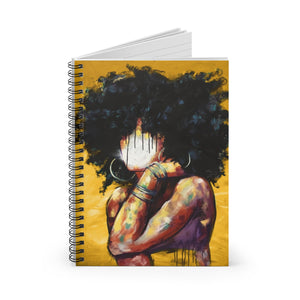 Naturally II GOLD Spiral Notebook - Ruled Line