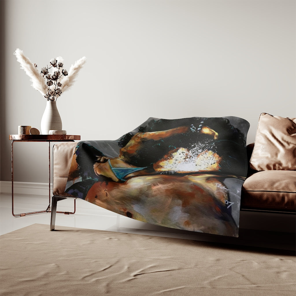 Naturally Black Love III Sweatshirt Blanket
