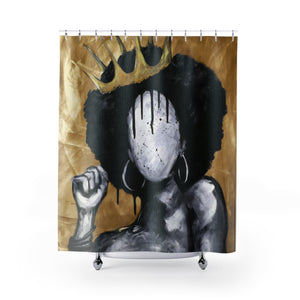 Naturally Queen I GOLD Shower Curtains