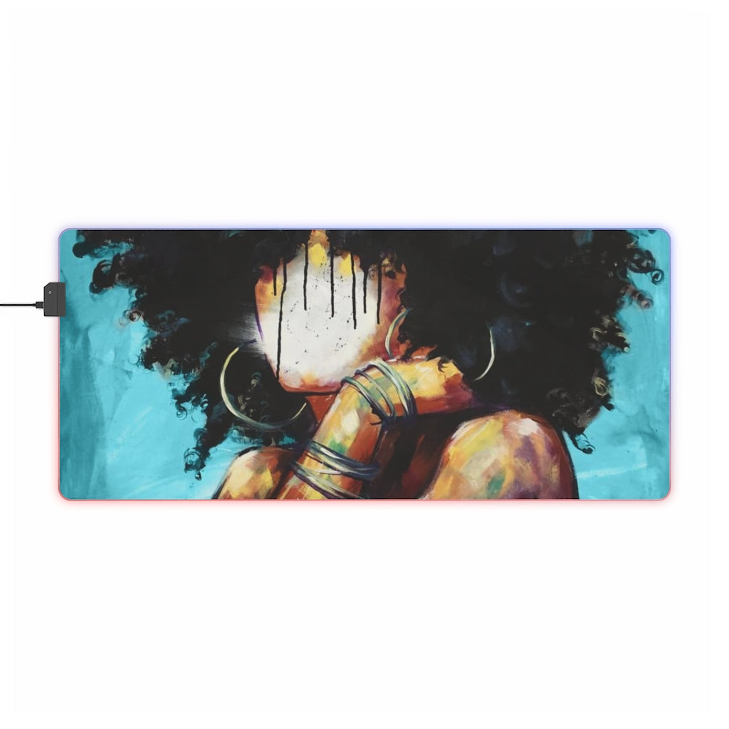 Naturally II BLUE LED Gaming Mouse Pad