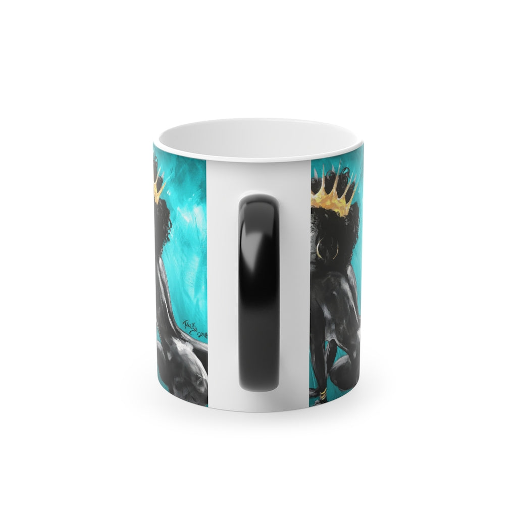 Naturally Queen VIII TEAL Magic Mug