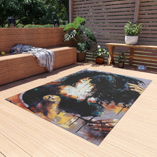 Naturally Black Love II Outdoor Rug