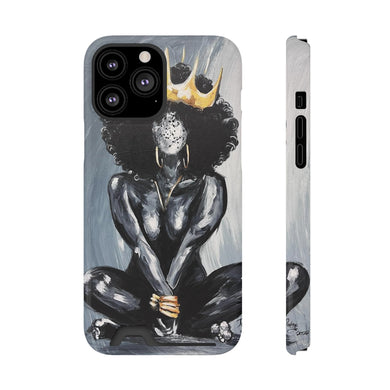 Naturally Queen XIX Phone Case With Card Holder