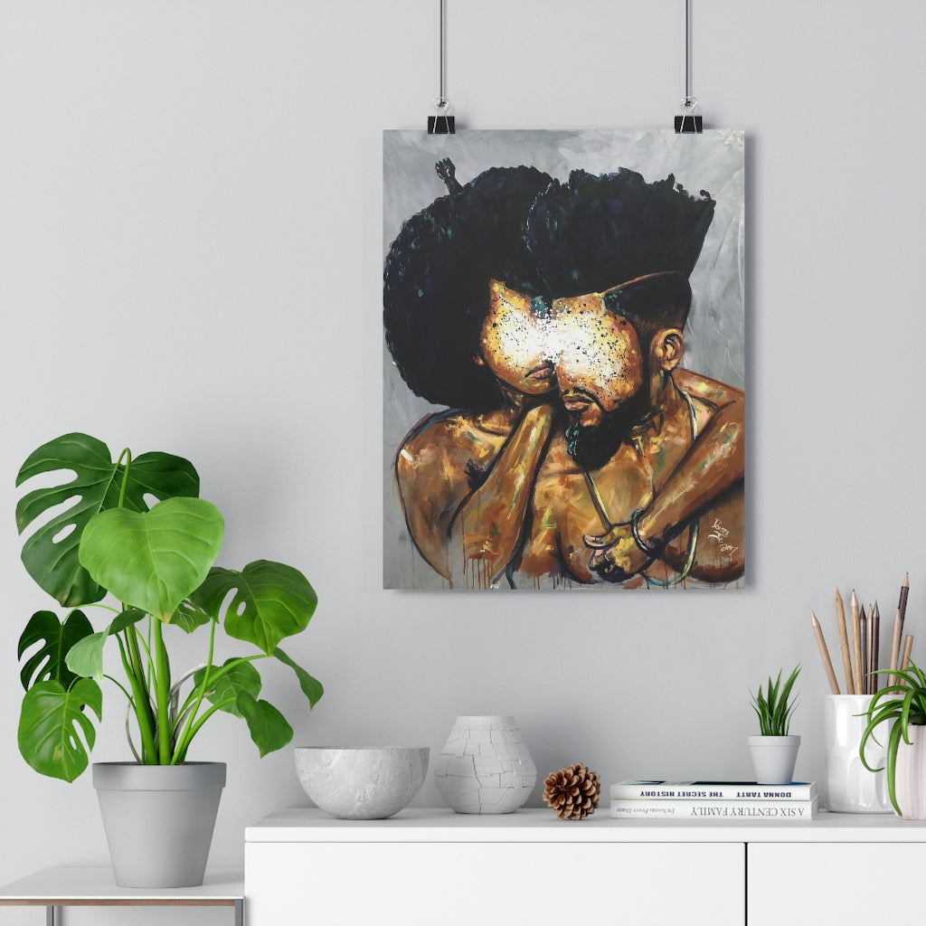 Naturally Black Love VI Giclée Art Print
