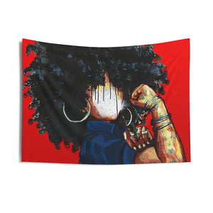 Naturally the Riveter RED Indoor Wall Tapestries