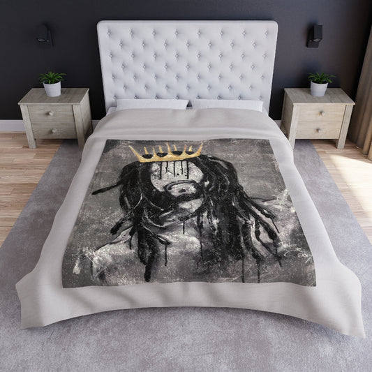 Naturally King II Crushed Velvet Blanket