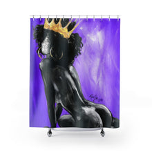 Naturally Queen VIII PURPLE Shower Curtains
