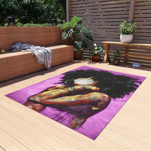 Naturally II PINK Outdoor Rug