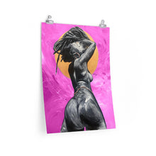 Naturally Nude V PINK Premium Matte vertical posters