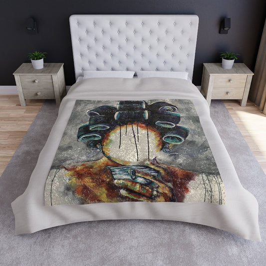 Undressed IX Crushed Velvet Blanket