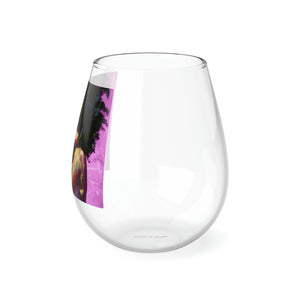 Naturally II PINK Stemless Wine Glass, 11.75oz