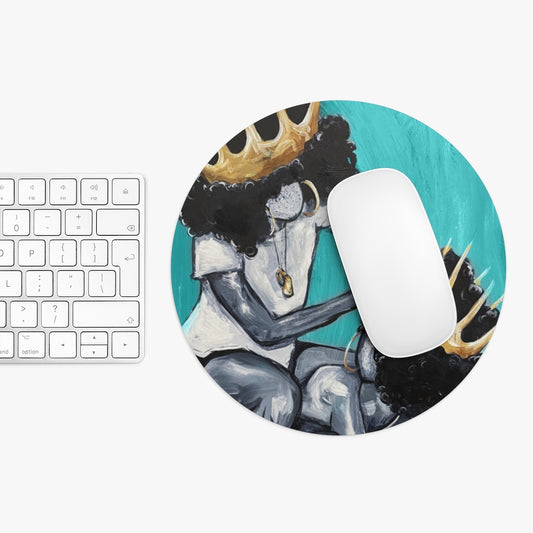 Naturally Queens I TEAL Mousepad