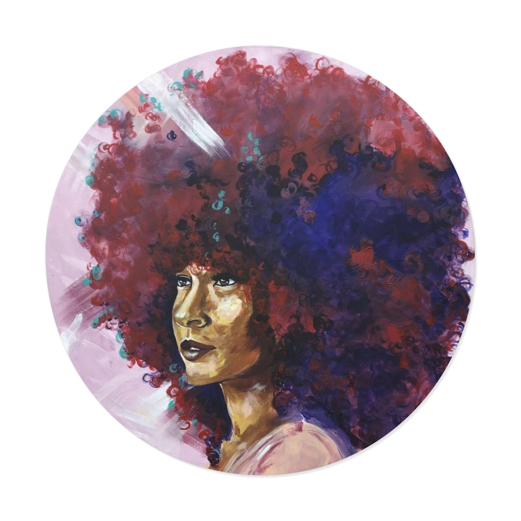 Naturally Kayla Madonna Round Vinyl Stickers
