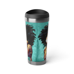 Naturally II TEAL Stainless Steel Travel Mug with Insert