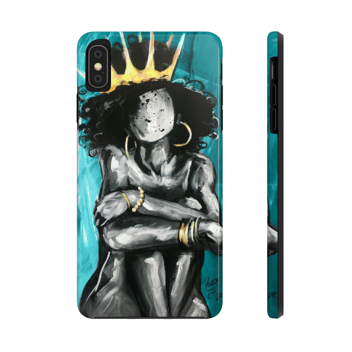 Naturally Queen IX TEAL Case Mate Tough Phone Cases