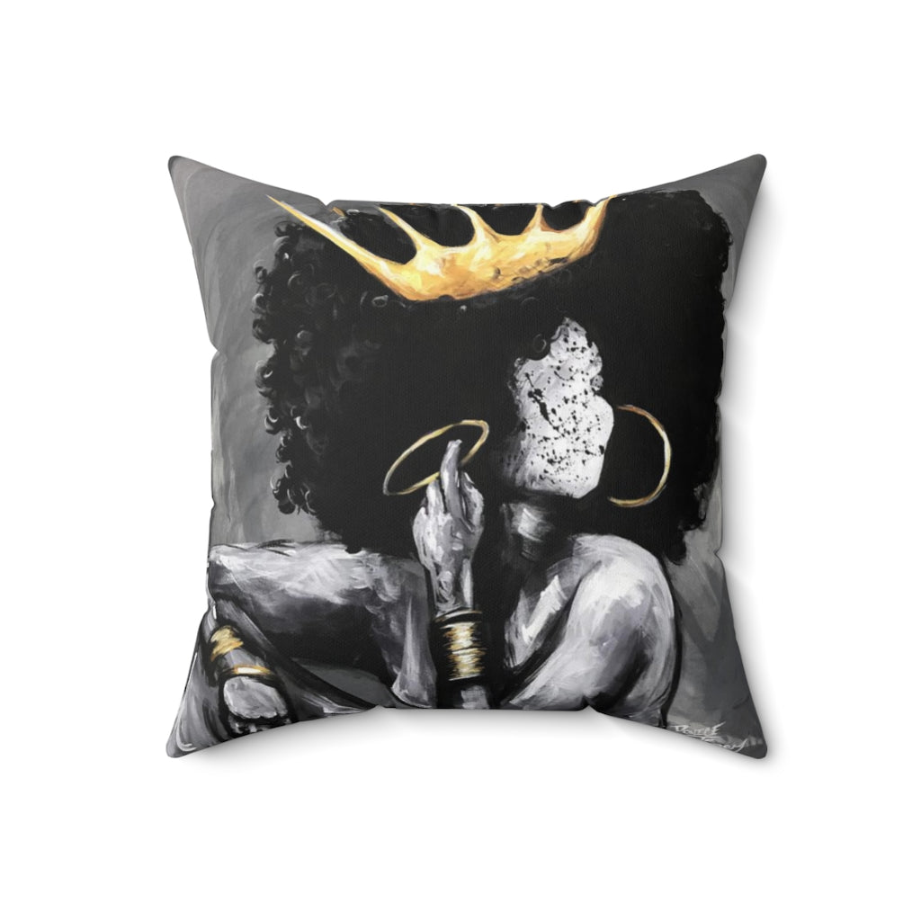 Naturally Queen VI Spun Polyester Square Pillow