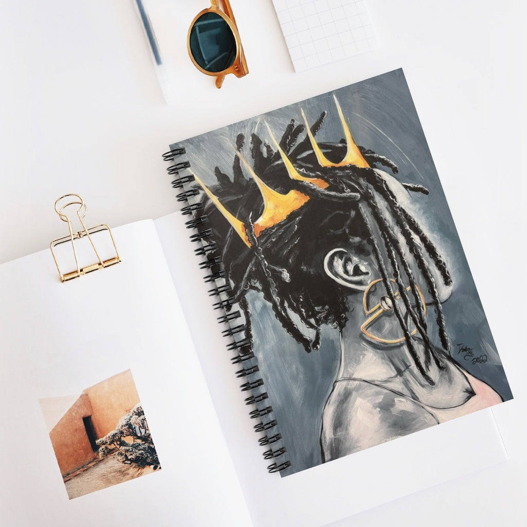 Naturally Queen XXIII Spiral Notebook - Ruled Line