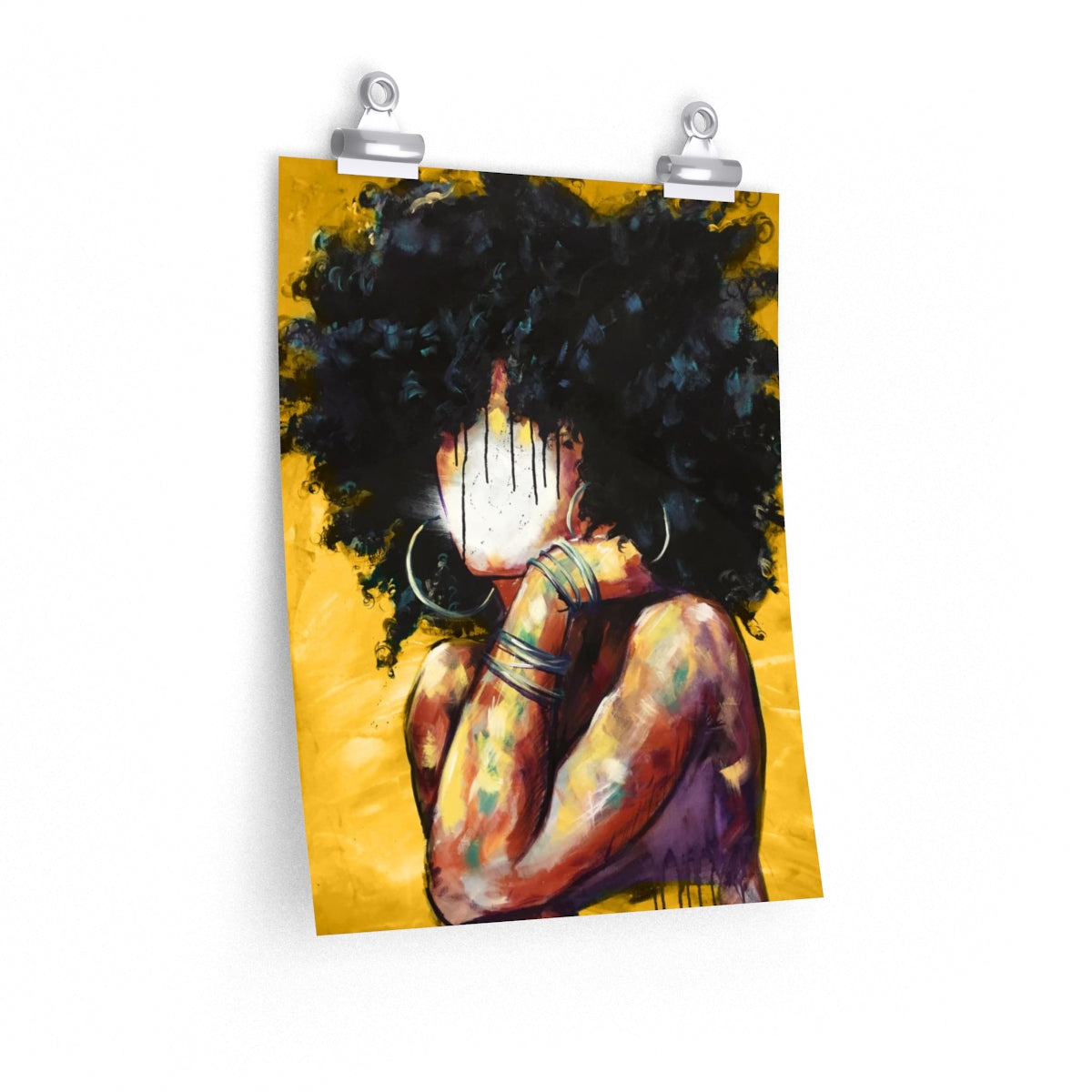 NATURALLY II GOLD Premium Matte vertical posters