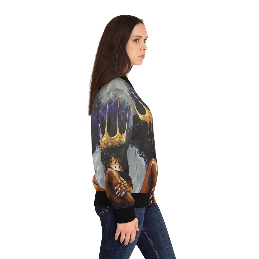 Naturally Queen XVIII Women's Bomber Jacket
