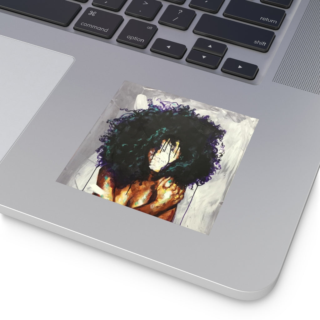 Naturally XII Square Vinyl Stickers