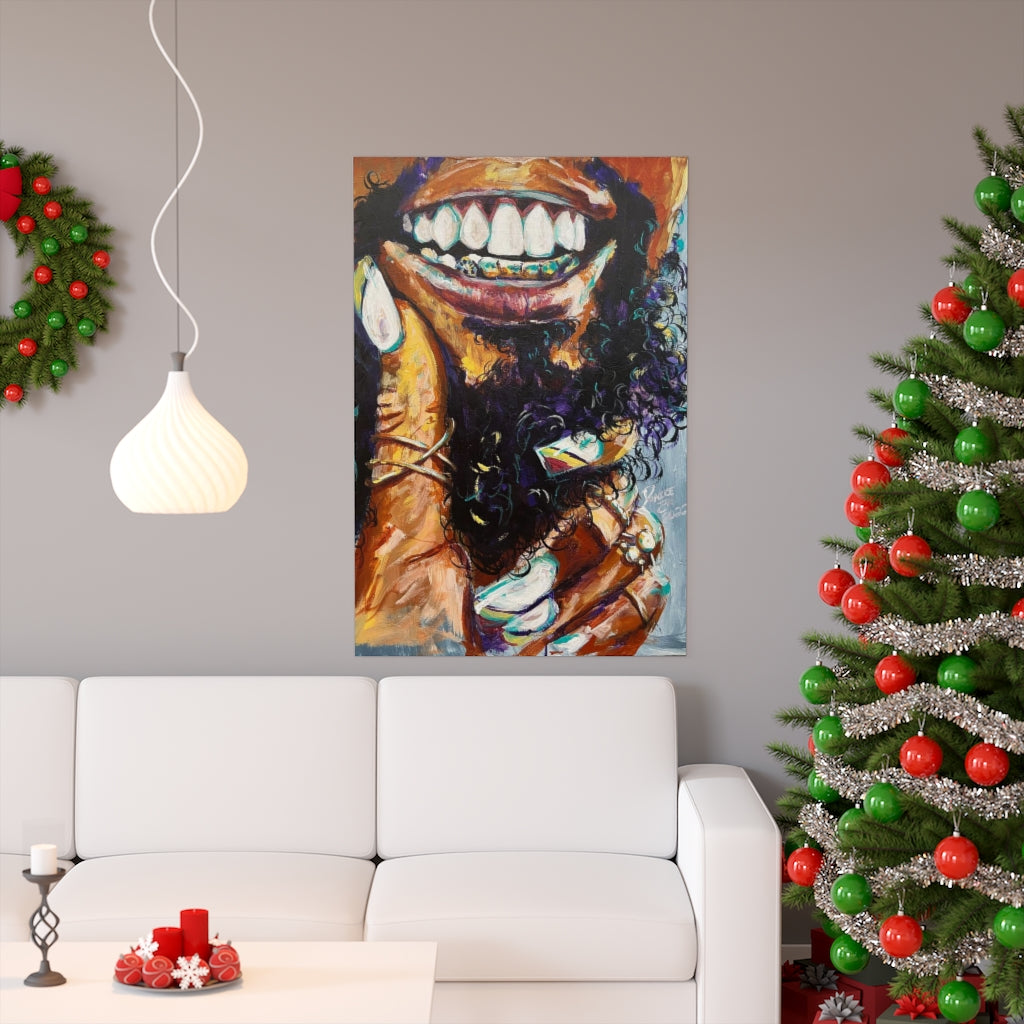 Naturally Black Love XI Premium Matte vertical posters