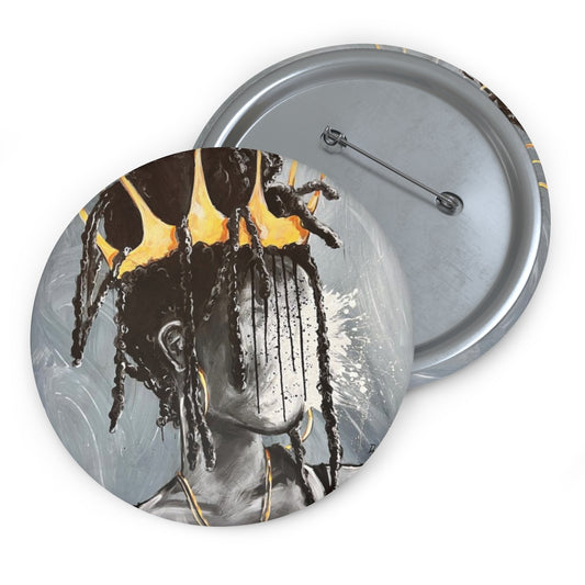 Naturally Queen XXIV Pin Buttons