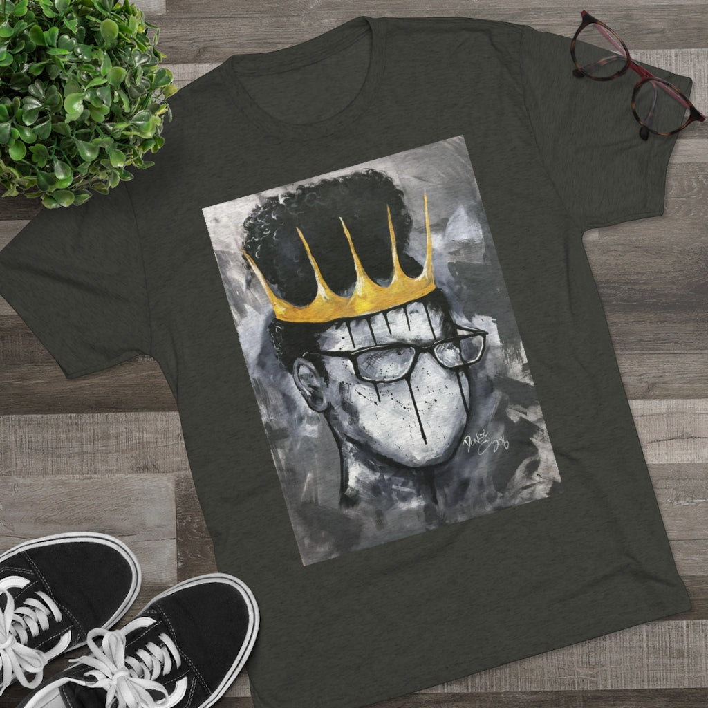 Naturally Queen V Unisex Tri-Blend Crew Tee