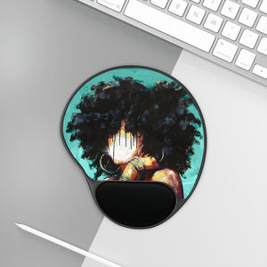 Naturally II TEAL Mouse Pad With Wrist Rest