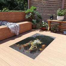 Naturally Black Love I Outdoor Rug