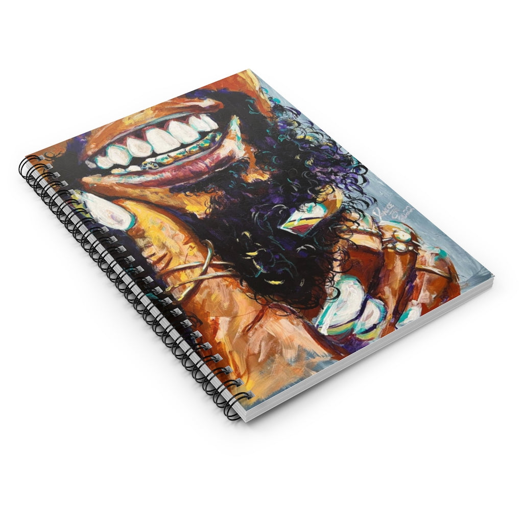Naturally Black Love XI Spiral Notebook - Ruled Line
