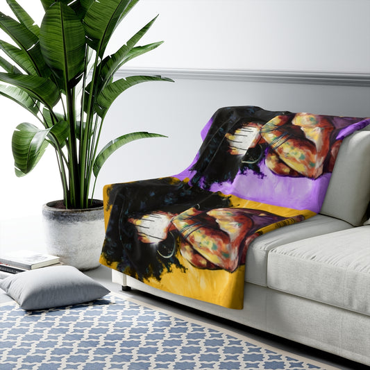 Naturally Colors Ii Sherpa Fleece Blanket
