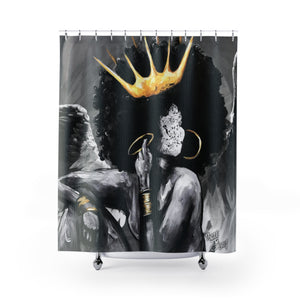 Naturally Queen VI ANGEL Shower Curtains