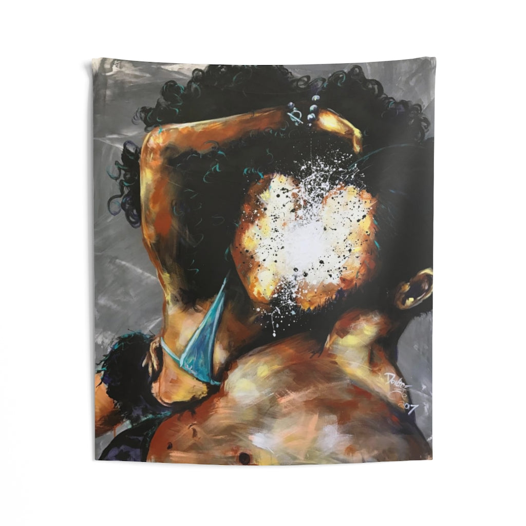 Naturally Black Love III Indoor Wall Tapestries