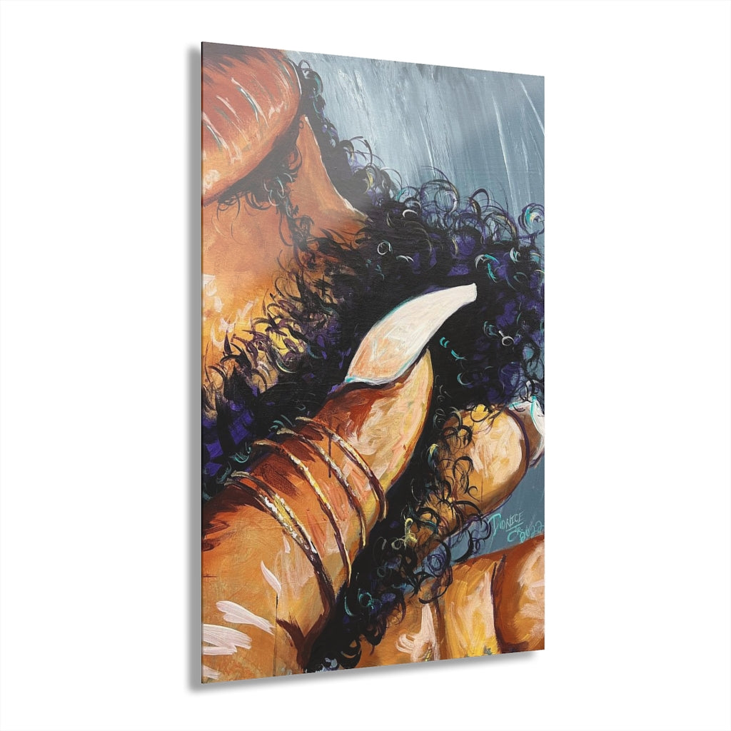 Naturally Black Love X Acrylic Prints (French Cleat Hanging)