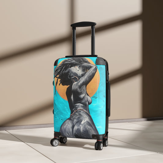 Naturally Nude V TEAL Cabin Suitcase