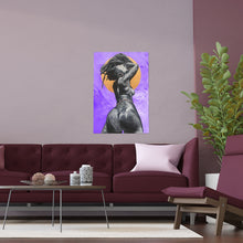 Naturally Nude V PURPLE Silk Posters