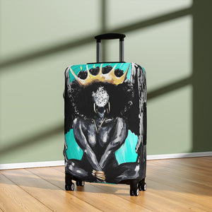 Naturally Queen XIX ANGEL TEAL Luggage Cover