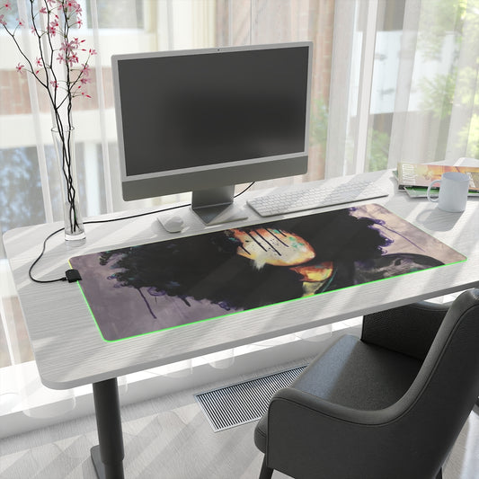 Naturally David LED Gaming Mouse Pad
