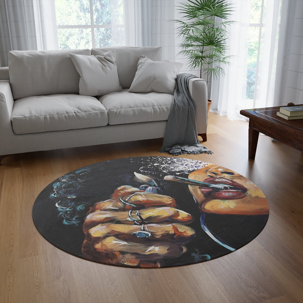 Naturally Dope III Round Rug