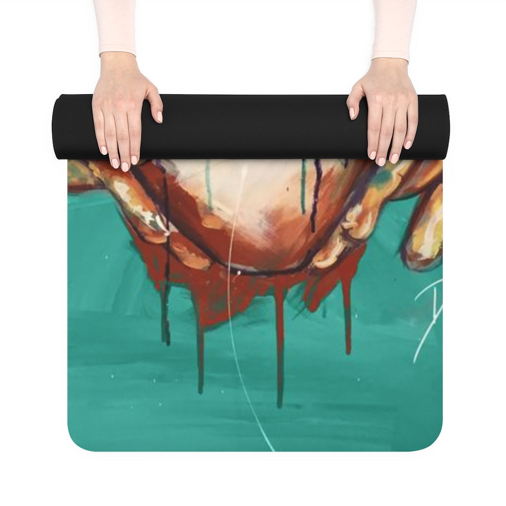 Naturally VIII TEAL Rubber Yoga Mat