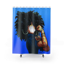Naturally the Riveter BLUE Shower Curtains