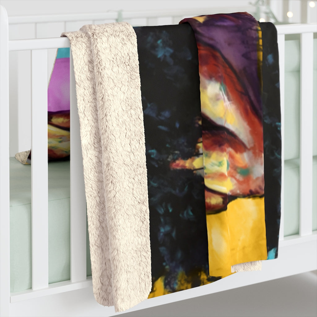 Naturally Colors Ii Sherpa Fleece Blanket