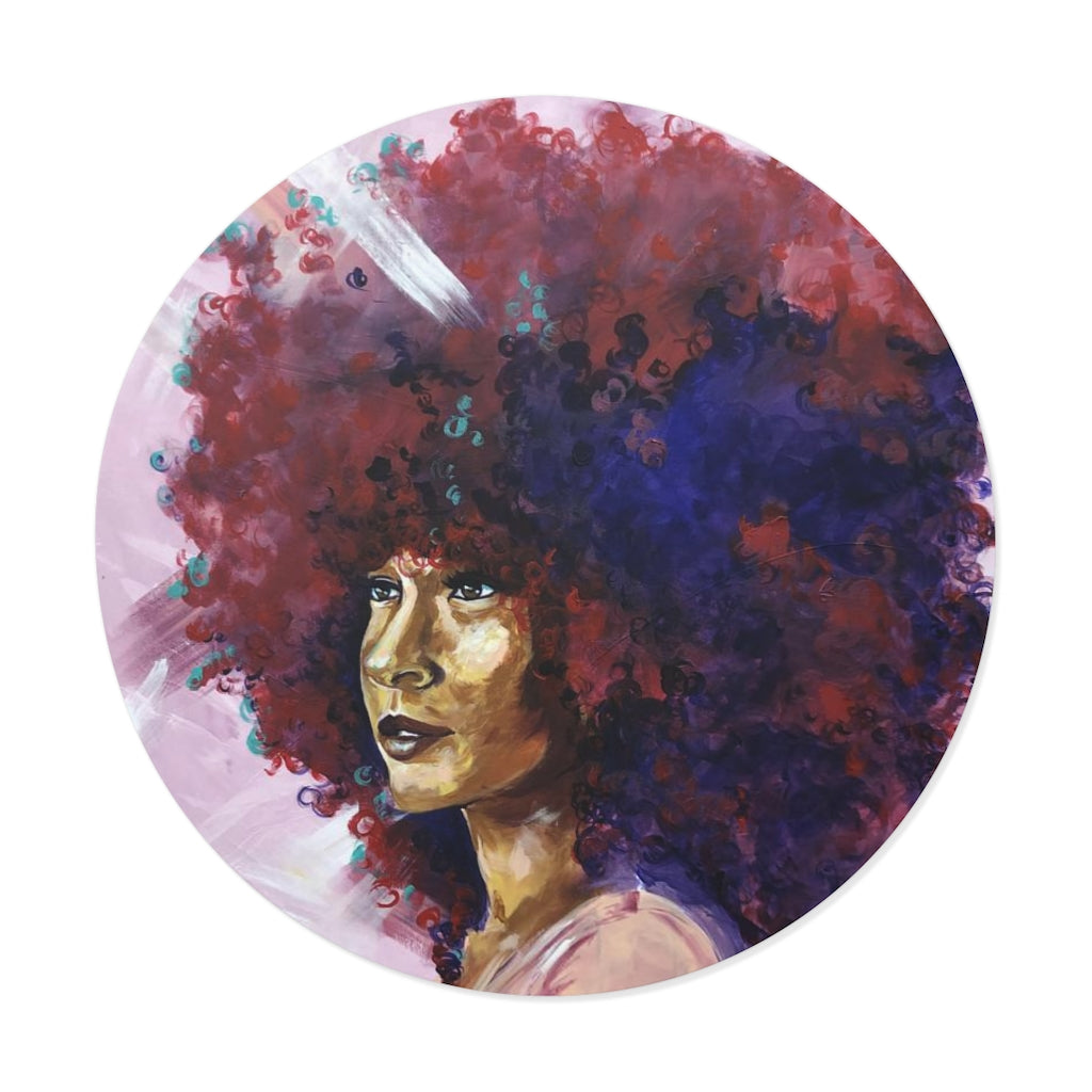 Naturally Kayla Madonna Round Vinyl Stickers