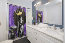 Naturally Queen VI PURPLE Shower Curtains