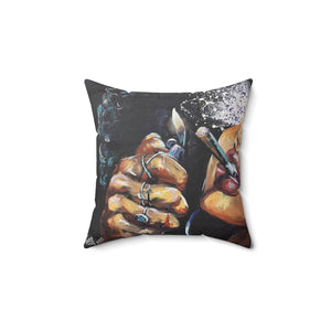 Naturally Dope III Spun Polyester Square Pillow Case