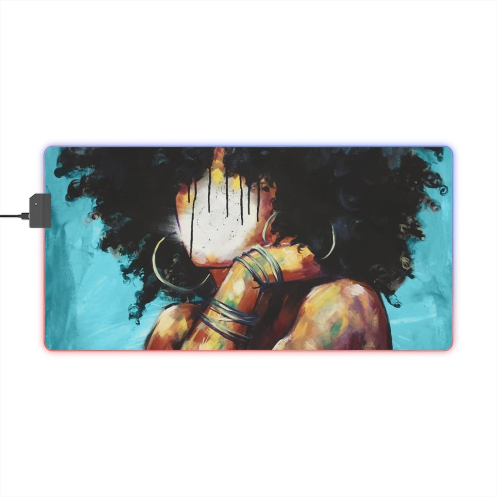 Naturally II BLUE LED Gaming Mouse Pad