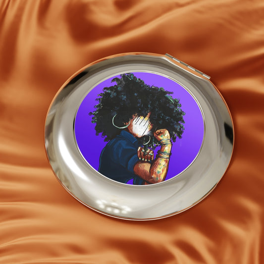 Naturally the Riveter PURPLE Compact Travel Mirror