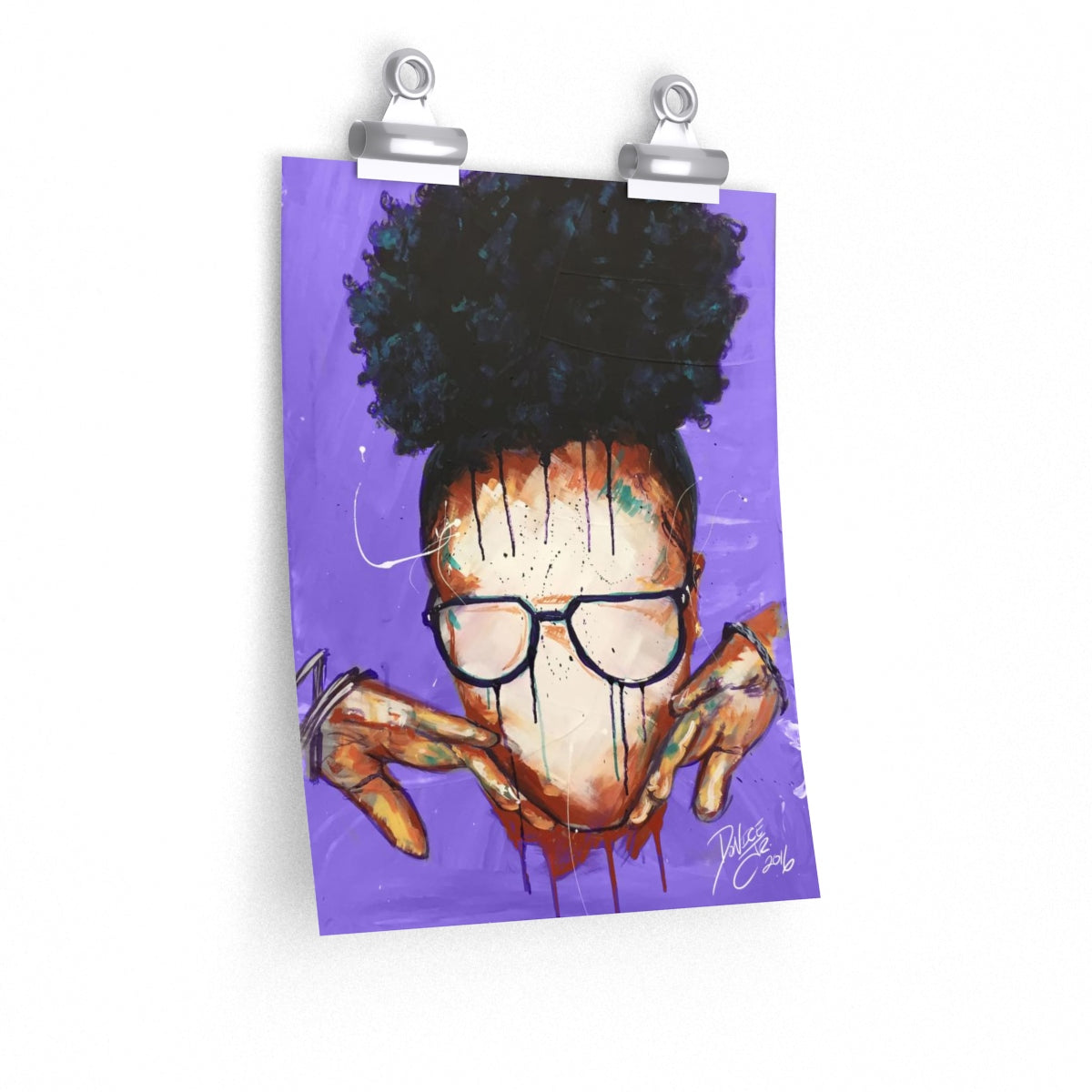 Naturally VII PURPLE Premium Matte vertical posters