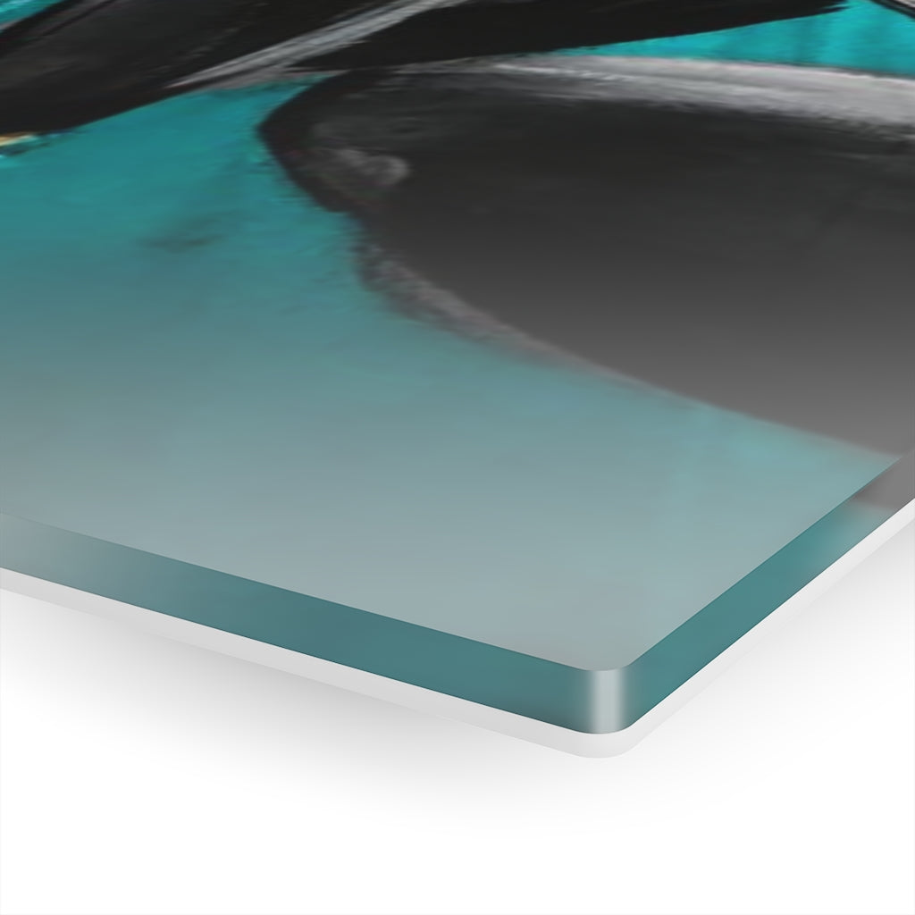 Naturally Queen VI TEAL Acrylic Prints