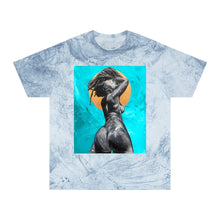 Naturally Nude V TEAL Unisex Color Blast T-Shirt